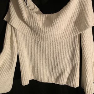 Off the shoulder sweater